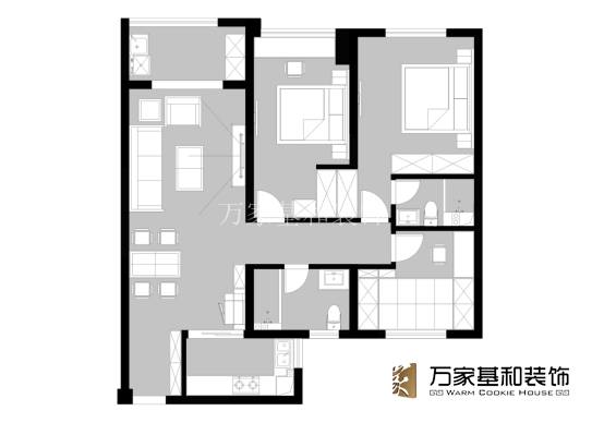 揚中公園皇府100平日式裝修設(shè)計